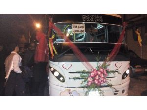 Ekmek Teknesi Dolmuşunu Gelin Arabası Yaptı