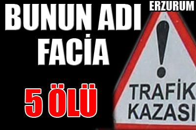 Facia gibi kaza: 5 ölü, 2 yaralı