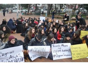 Liselilerden Tekirdağ’da Özgecan Eylemi