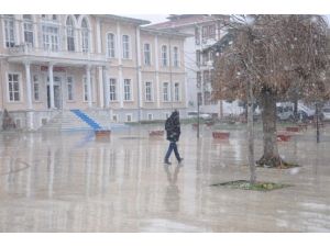 Tekirdağ Güne Karla Başladı