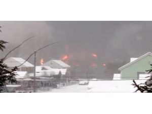 Bu Yangının Sebebi Bir Tren !