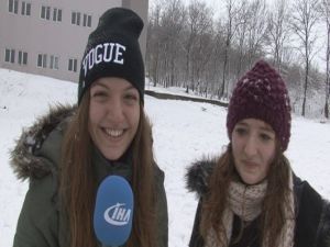 Omü’lü Öğrenciler Karın Keyfini Çıkardı