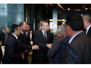 Cumhurbaşkanı Erdoğan, Muhtarlara Yemek Verdi