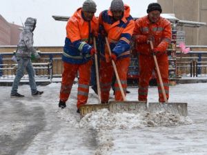 Erzurum’da Kar Yağışı