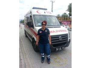 (Özel Haber) 4 Çocuk Annesi Ambulans Şoförünün Başarısı