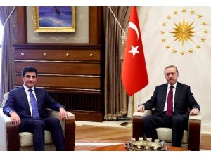 Cumhurbaşkanı Erdoğan, Ikby Başbakanı Neçirvan Barzani’yi Kabul Etti