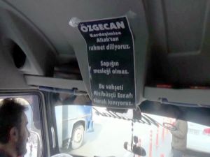 Malatyalı Minibüsçülerden Özgecan Cinayetine Tepki