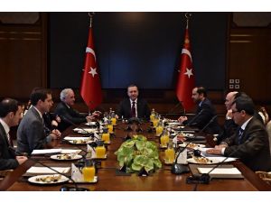 Cumhurbaşkanlığı Sarayı’nda Bob Corker’i Kabul Etti