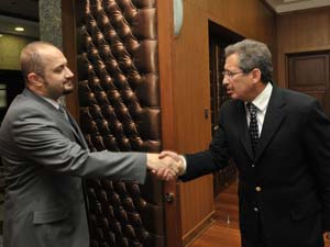 Sertpolat  ve Erdoğan Poyraz’ı Makamında Ziyaret Etti