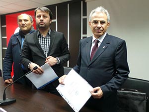 Prof. Özsağır Adaylık Başvurusunu Yaptı