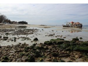 Çanakkale’de Deniz Çekildi