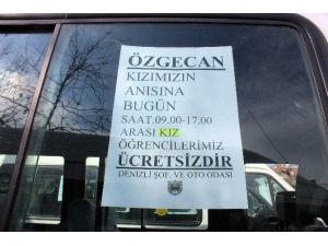 Denizlili Minibüsçüler Kız Öğrencileri Ücretsiz Taşıdı