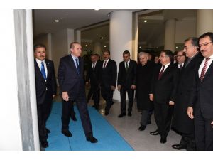Cumhurbaşkanı Erdoğan, Malatya Büyükşehir Belediyesini Ziyaret Etti