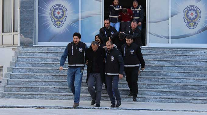 Fidye Çetesi Adliyeye Sevk Edildi 