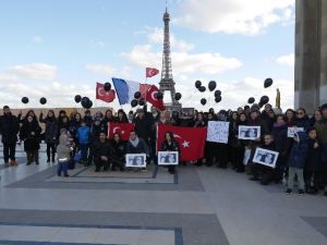 Paris’te Özgecan Eylemi
