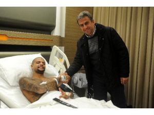 Melo’ye ’Geçmiş Olsun’ Ziyaretleri