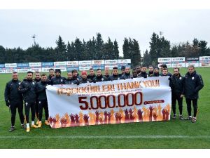 Galatasaray’dan 5 Milyon Aslan’a Teşekkür