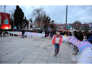 Ünlü Ressamdan 50 Metrelik Dev Eser