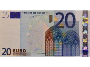 İşte Yeni 20 Euro !