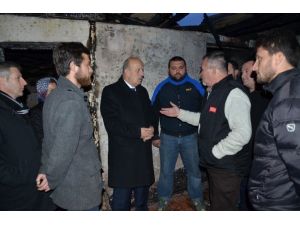 Yangınzede Kadına Yardım Eli