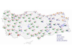 Yurtta Bugün Hava Nasıl Olacak ?