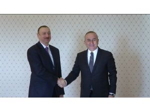 Cumhurbaşkanı Aliyev’le Görüştü