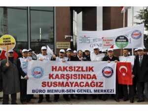 Maliye Çalışanlarından Eylem