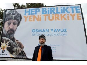 Ak Partili Aday Adayından İlginç Afiş