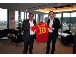 Makedonya Futbol Federasyonu Başkanı’ndan Demirören’e Ziyaret