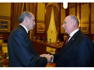 Cumhurbaşkanı Erdoğan Irak Cumhurbaşkanı Yardımcısı Nuceyfi’yi Kabul Etti