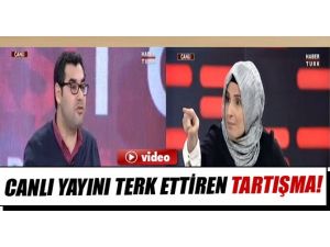 Canlı Yayını Terk Ettiren Tartışma !