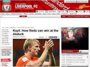 Kuyt’ın Favorisi Lıverpool