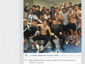 Beşiktaş’ın Zafer Pozu