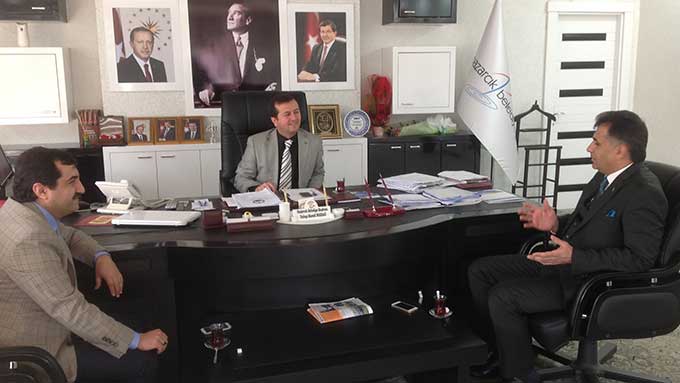 Ali Özdemire Pazarcıktan destek