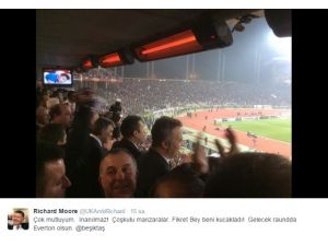 İngiliz Büyükelçi Beşiktaşlı Çıktı