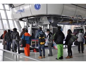 Teleferiğe Sis Ve Lodos Engeli