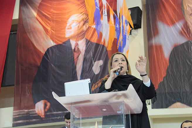 ÇALIK: “KADINA ŞİDDETE HAYIR”