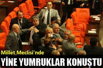 Mecliste yumruklu kavga 