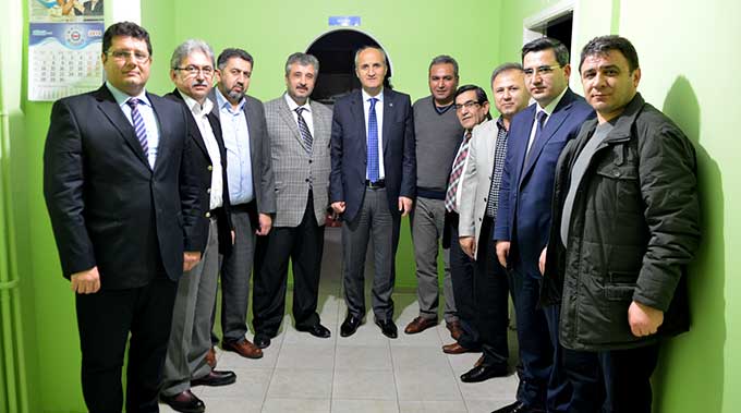 BAŞKAN OKAY, BÜYÜKŞEHİR GAZETECİLER CEMİYETİ’Nİ ZİYARET ETTİ