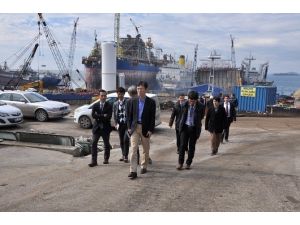 Japon Heyeti Gemisander’i Ziyaret Etti