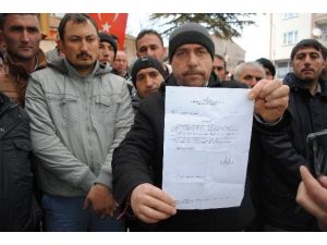 Gümüşhacıköy Belediyesi’nde İşten Çıkartılan İşçilerden Eylem