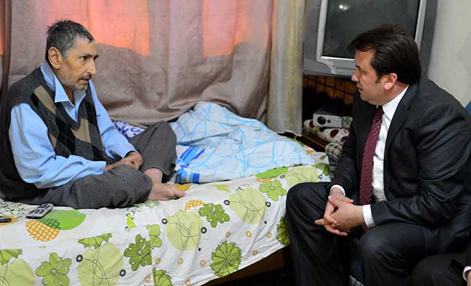 BAŞKAN ERKOÇ’TAN, OLZINGAN’A ANLAMLI HEDİYE