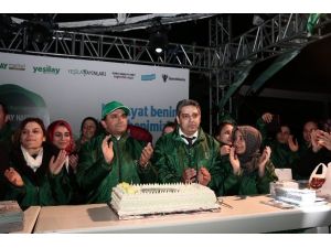 Yeşilay’ın 95. Yılı Pasta Kesilerek Kutlandı