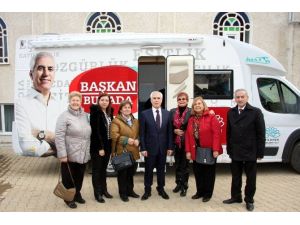 Belediye Başkanı Makam Odasını Köye Taşıdı
