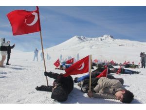 Erciyes’te “120” Filmi Canlandırıldı
