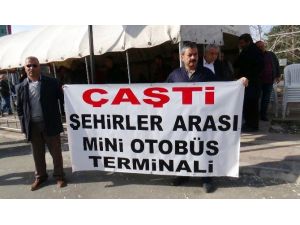 Mersin’de Kurulan Çadır Otogarın Açılışı Yapıldı