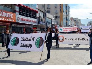 Osmaniye Barosu’ndan “Kadın Ve Demokrasi Yürüyüşü