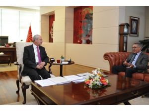 Alevi Kültür Dernekleri Başkanı Demir, Kılıçdaroğlu’nu Ziyaret Etti