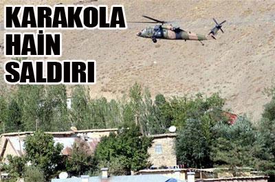 Karakola ateş açıldı: 2 yaralı 