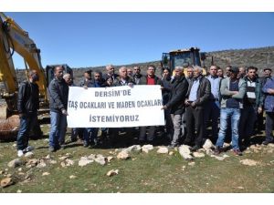 Köylülerden ’Taş Ocağı’ Tepkisi